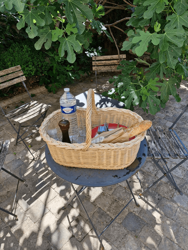 Panier ovale fond plat